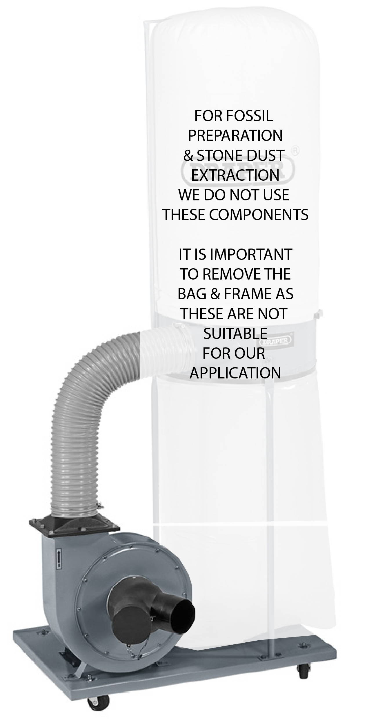 Fossil dust bag best sale